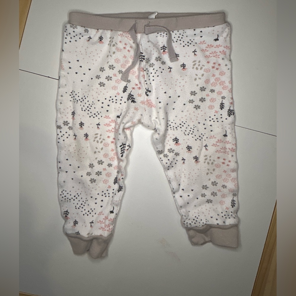 6 For $10 Koala Baby 9-12 Months Floral Baby Pants - Pink and Gray